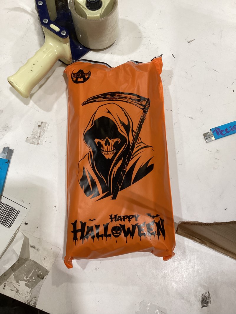 Condition photo showing New/Like New for Grim Reaper Costume Set for Adult Men,Scary Phantom Halloween Robe Costumes for Boys Ages 14+