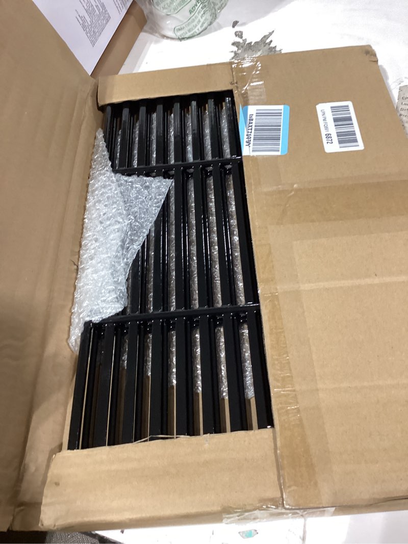 Condition photo showing Good Condition for direct store parts dc122 19" x 25" charmglow 810-2320 810-6320 non-stick polished porcelain coated cast iron cooking grid replacement for charbroil, brinkmann, broil-mate, grill chef, grill pro...