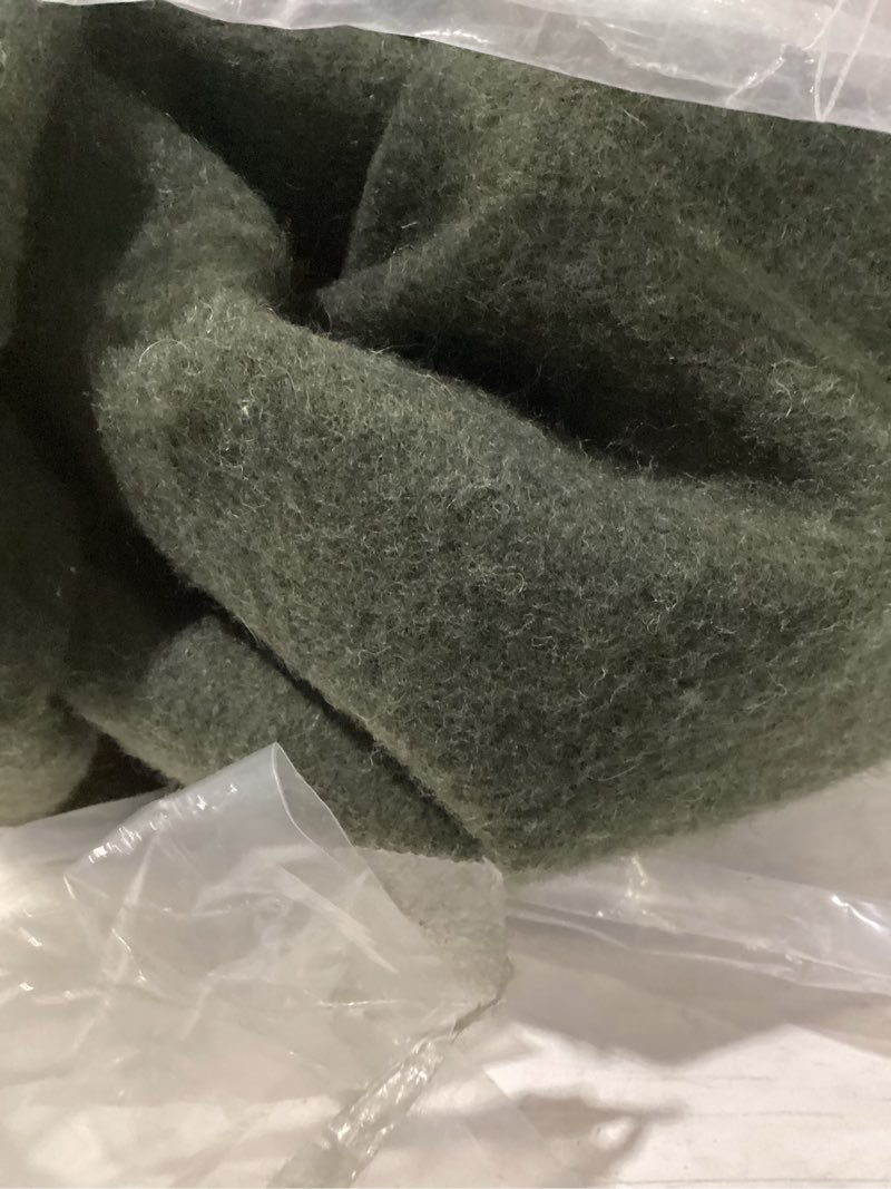 Condition photo showing Good Condition for arcturus military wool blanket - warm, thick, washable - great for outdoors, camping, stadium blanket, picnics, travel - car & bushcraft survival kits military olive green
