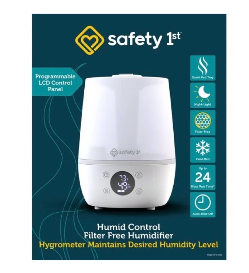 safety 1st humid control filter-free humidifier