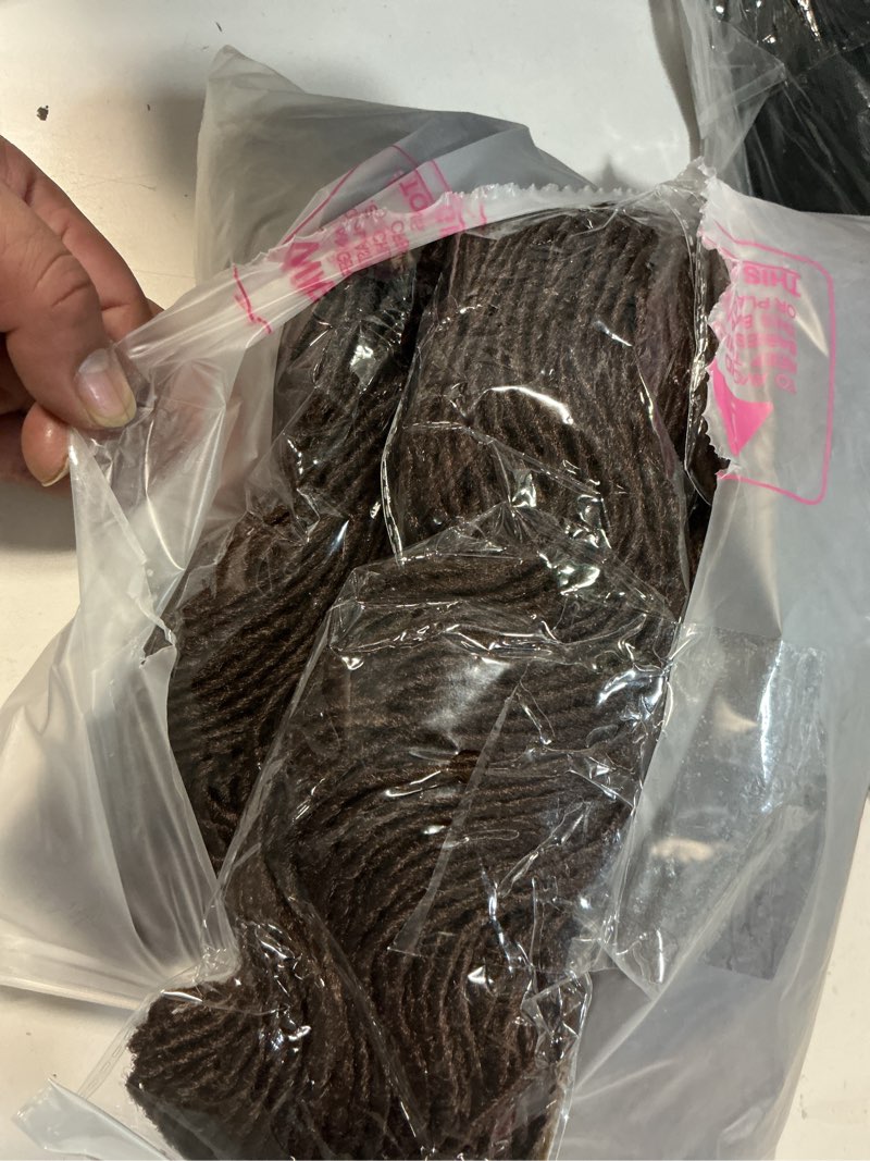Condition photo showing Good Condition for guohui micro faux locs crochet hair, 36 inch 5 packs color dark auburn diy braids straight styles (36",33) 36 inch (pack of 5) 33#