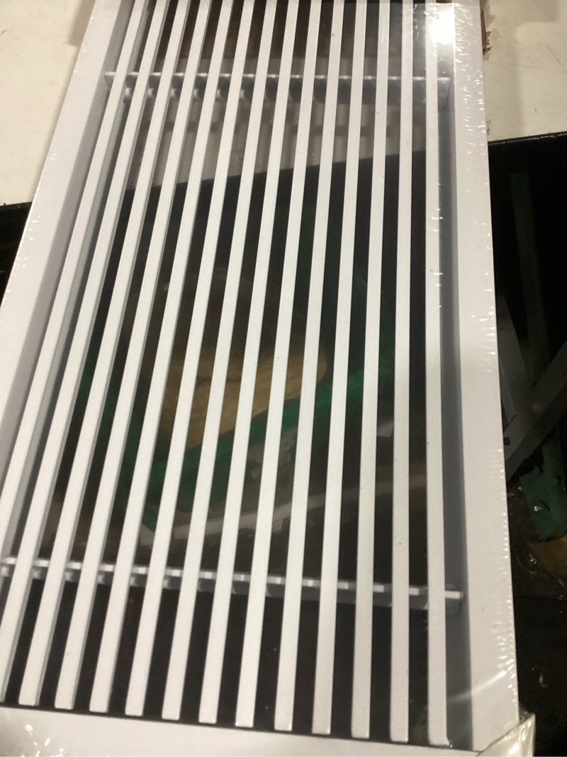 Condition photo showing Good Condition for linear bar air grille 36" x 8", aluminum air supply/return grilles,easy air flow,removable grille/door-hvac air vent cover,white [outer dimensions: 36.8"w x 8.8"h]