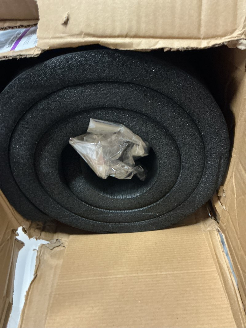 Condition photo showing Good Condition for prosourcefit extra thick yoga and pilates mats 0.5 & 1-in black 1"