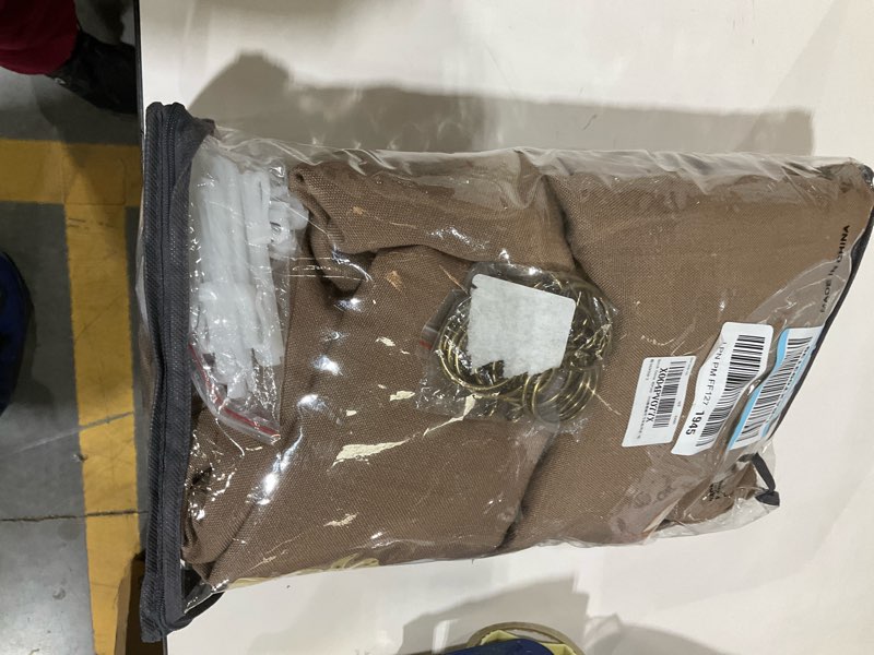 Pinch Pleated Linen Curtains 102 Inch long Memory Shape Training Pleat Drape with Hooks Rings Back T