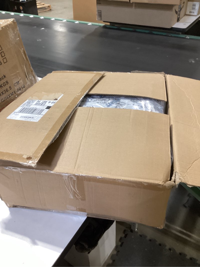 Condition photo showing New/Like New for 8x10 Area Rug Moroccan Trellis Machine Washable Rug Vintage Medallion Distressed Indoor Accent Rug Stain Resistant Non-Slip Floor Cover Carpet for Living Room Bedroom, Blue/Grey 8' x 10' (Rectangular) Blue/Grey