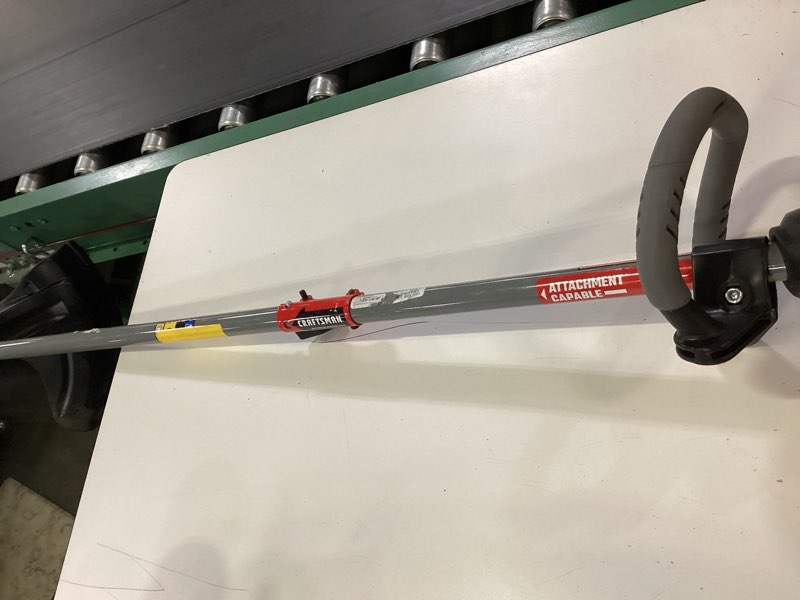 Condition photo showing As Is for craftsman ws2200 25-cc 2-cycle 17-in straight shaft attachment capable gas string trimmer