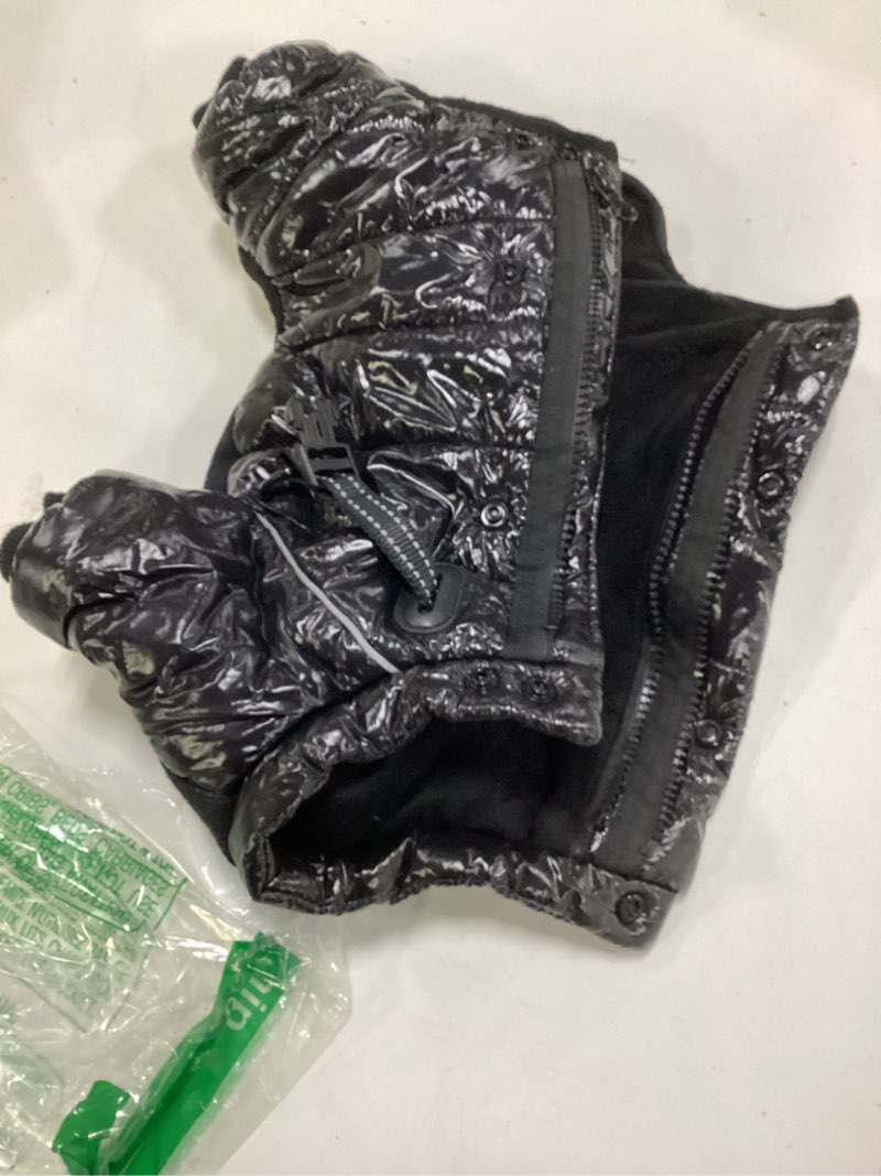 Condition photo showing item condition for AOFITEE Dog Coat, Waterproof Dog Jacket for Winter, Warm Fullbody Dogs Snowsuit, Winter Coat for Small Dogs, Zip Up Pet Puffer Jacket Fleece Vest, Outdoor Reflective Cold Weather Pet Coats, Black S Small Black