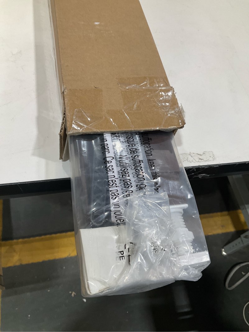 Condition photo showing New/Like New for LazBlinds No Tools No Drill 1" Vinyl Mini Blinds, Cordless Blinds for Windows, Light Filtering Horizontal Window Blinds & Shades, 20" W x 48" H, Mahogany Cordless-mahogany 20" W x 48" H