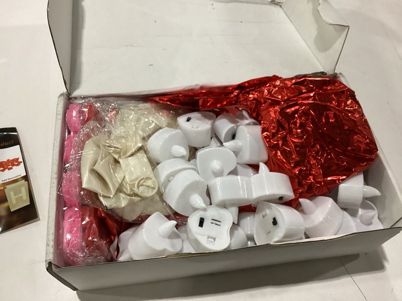 Condition photo showing New/Like New for will you marry me ? light up letters, include light up letters, with tea lights candles, latex balloons, aluminum balloons and rose petals, anniversary and valentines' day decorations for women