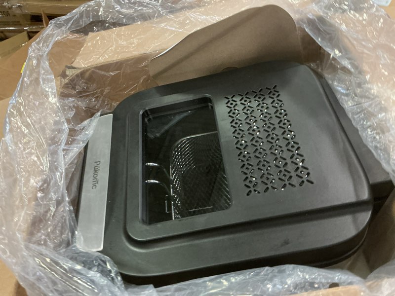 Condition photo showing As Is for Pukomc Electric Deep Fryer with Basket,Adjustable Temperature Frying Pot for Home Use,Removable Lid and 2.5L Non-Stick Inner Pot Easy to Clean 2.5 Liters