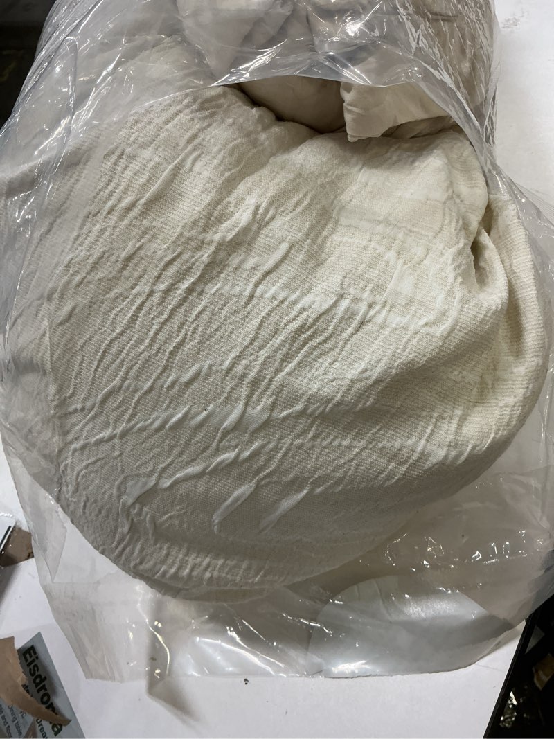 Condition photo showing As Is for ( incomplete only 3 pcs ) Monbix Full Size Comforter Set, Birch Marble Pattern Bedding Comforter for Full Size Bed Set, Reversible Bedding Sets 7 Pieces, Bed in a Bag with Comforter, Sheets, Pillowcases & Shams Birch 7Piece-Full(80”X90'')