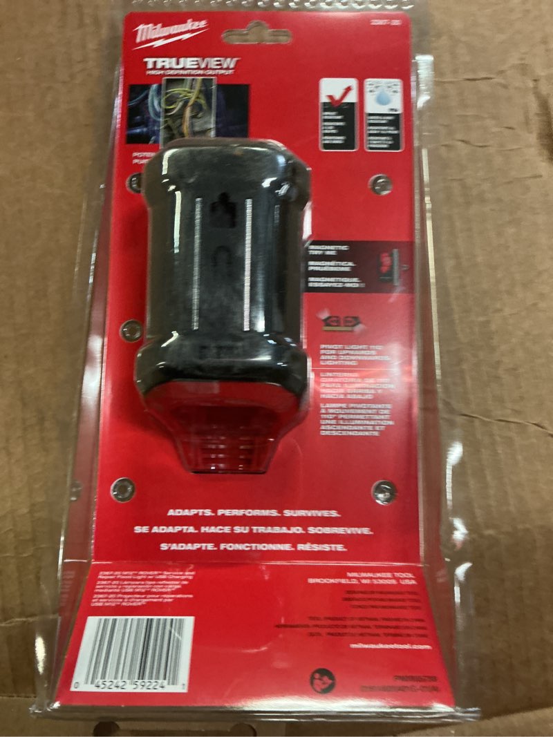 Condition photo showing New/Like New for milwaukee m12 rover 700/250 lm led rechargeable handheld flood light