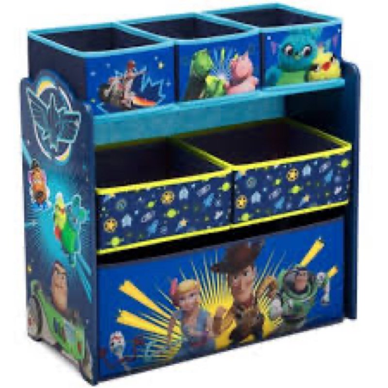 Disney/Pixar Toy Story 4 6 Bin Design and Store Toy Organizer by Delta Children