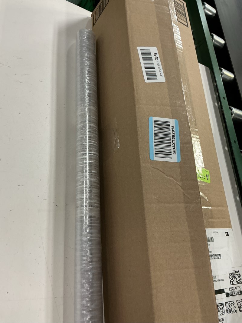 Condition photo showing New/Like New for Haton Window Privacy Film, Frosted Glass Static Cling Sun Heat Blocking Window Clings, Frosting Opaque Coverings, Vinyl Removable Stickers Tint for Home Door Office, Non Adhesive 23.6" x 157.4" 23.6" x 157.4" Pure