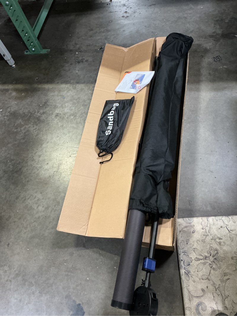 Condition photo showing New/Like New for outdoor projector screen 60 inch, 16:9, high gain, projector screen with stand, wind-resistant design for portable projection screen outdoor, with ropes and spikes, 4k image for home theater, camping. 60" (16:9)