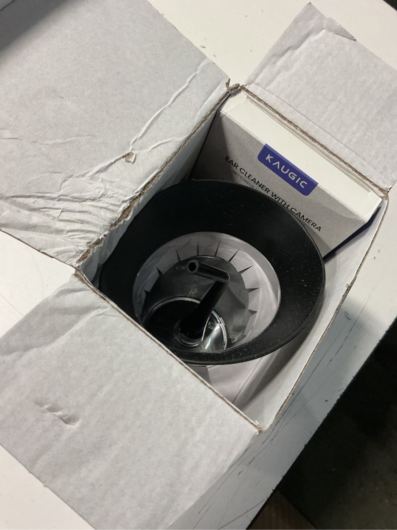 Condition photo showing Good Condition for kaugic ear wax removal - one-hand manual ear cleaner with camera, 7 pcs ear spoons, safe ear irrigation kit for adults, fsa-hsa-eligible (black) | flush without scraping, camera sees everything, ear picker & earscope with light, effortless one-hand flush, fsa - hsa all black
