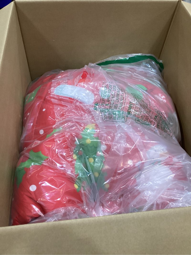 Condition photo showing Good Condition for Joyreap 3pcs Christmas Comforter Set, Xmas Red Tree Snowman Gingerbread Man Design, Soft Microfiber Bedding Comforter for All Season (Queen, 88x88 inches) Gingerbread Man Queen- 88"x88"