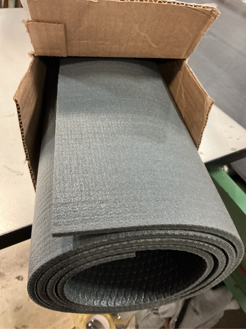 Condition photo showing As Is for Teak Shower Mat, (24"x17"; 8LB) Wood Bath Mat for Bathroom, Outdoor Non-Slip Wooden Floor Mats for Spa or Sauna (Style B)