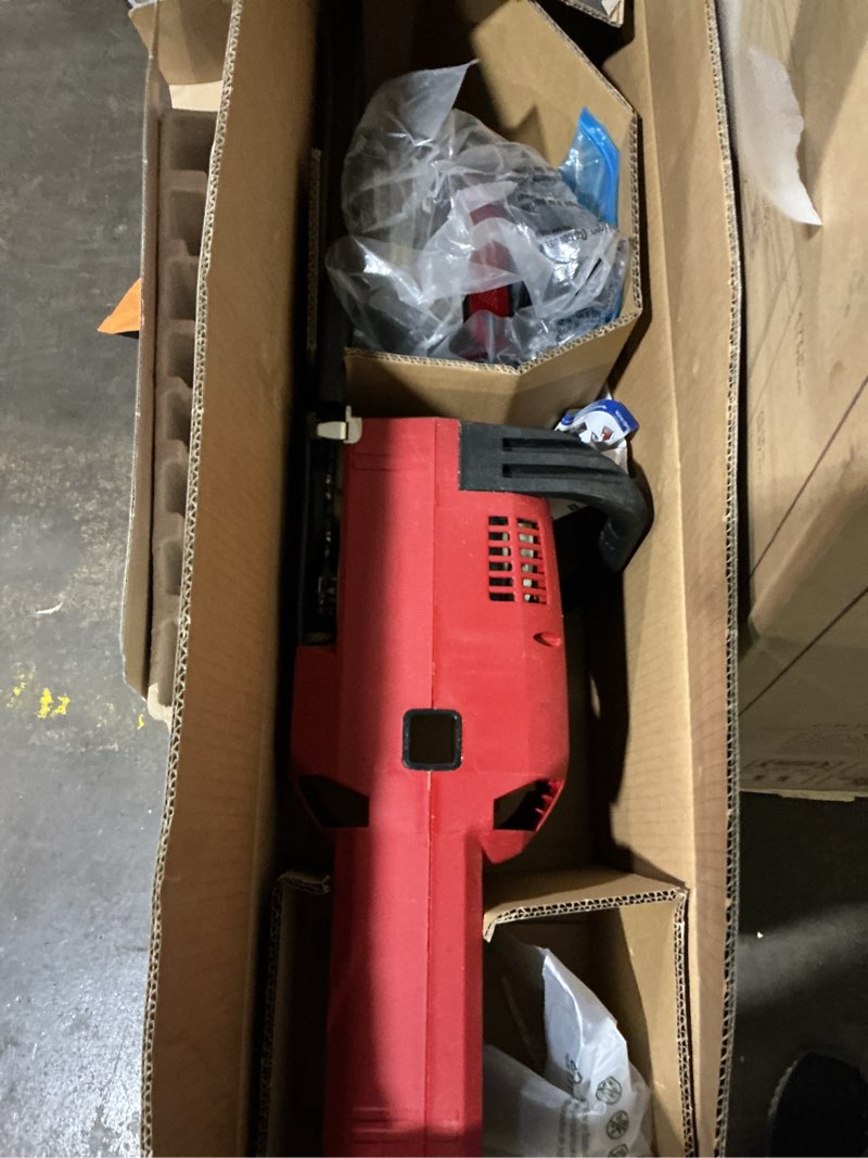 Condition photo showing As Is for toro flex-force 60-volt max 16-in battery 2 ah chainsaw battery included charger