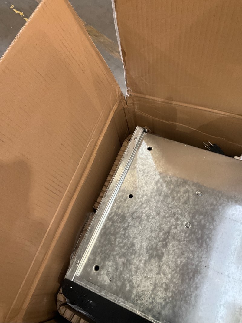Condition photo showing As Is for commercial ice maker machine - 130lbs daily production, 27lbs storage bin, thick 0.9-inch ice cubes, automatic cleaning function - perfect for home, bars, hotels, and restaurants