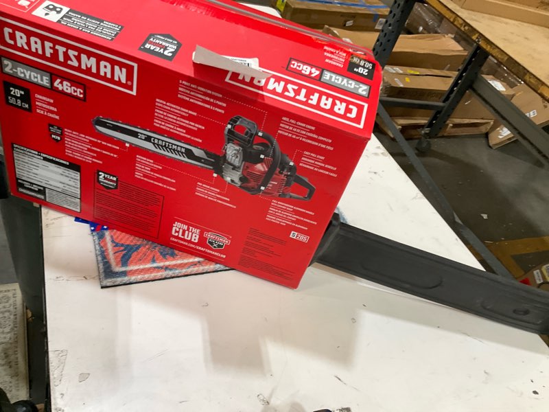 Condition photo showing Good Condition for craftsman s205 46-cc 2-cycle 20-in gas chainsaw