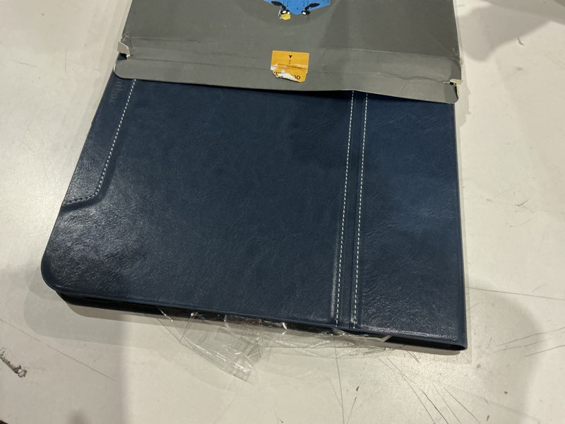 Condition photo showing Good Condition for Antbox for iPad Pro 13 Inch Case M5 2025/M4 2024, Built-in Pencil Holder, Supports Pencil Pro/(USB-C), Auto Sleep/Wake, PU Leather (Blue)