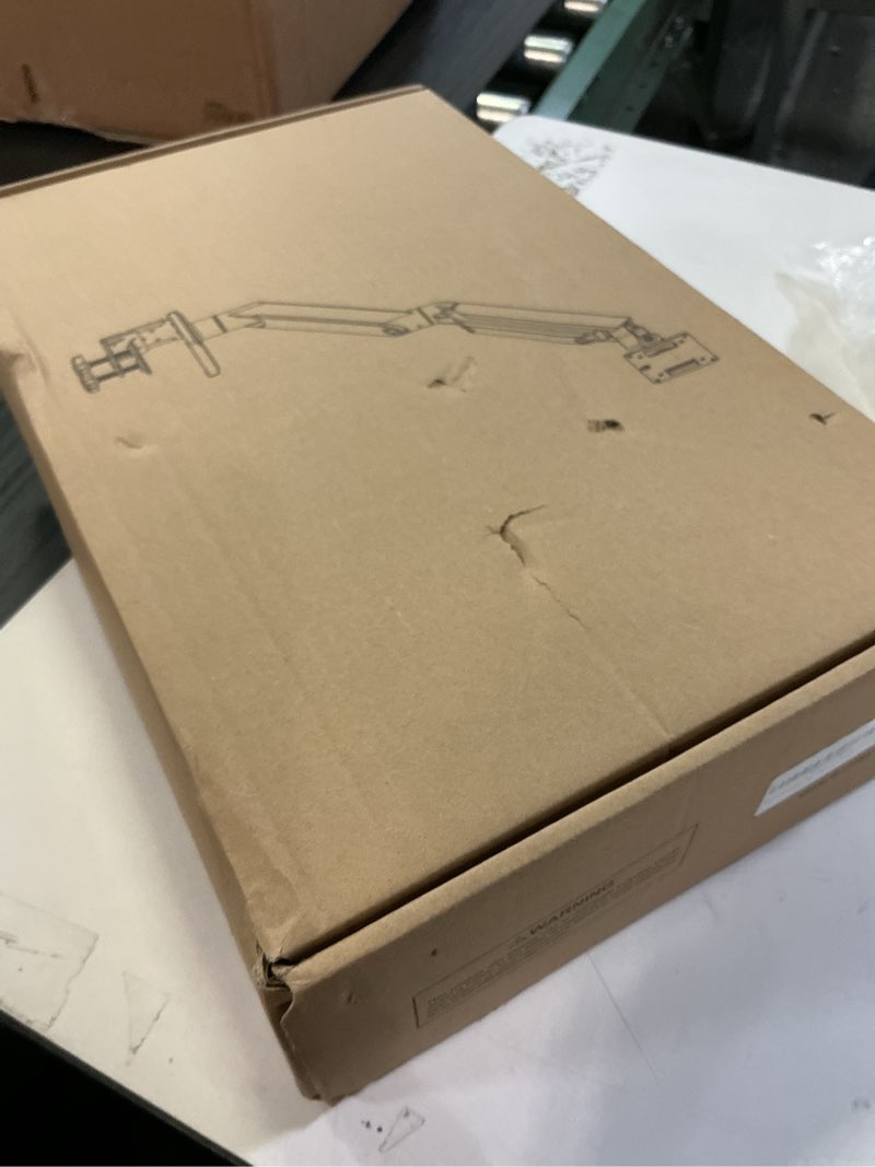 Condition photo showing New/Like New for HIPPOFLEX Heavy Duty Ultrawide Monitor Arm for 49 inch Screens up to 50 lbs, Premium Desk Mount Monitor Stand Designed for Samsung Odyssey G9 and More, Max VESA 100x100, Black