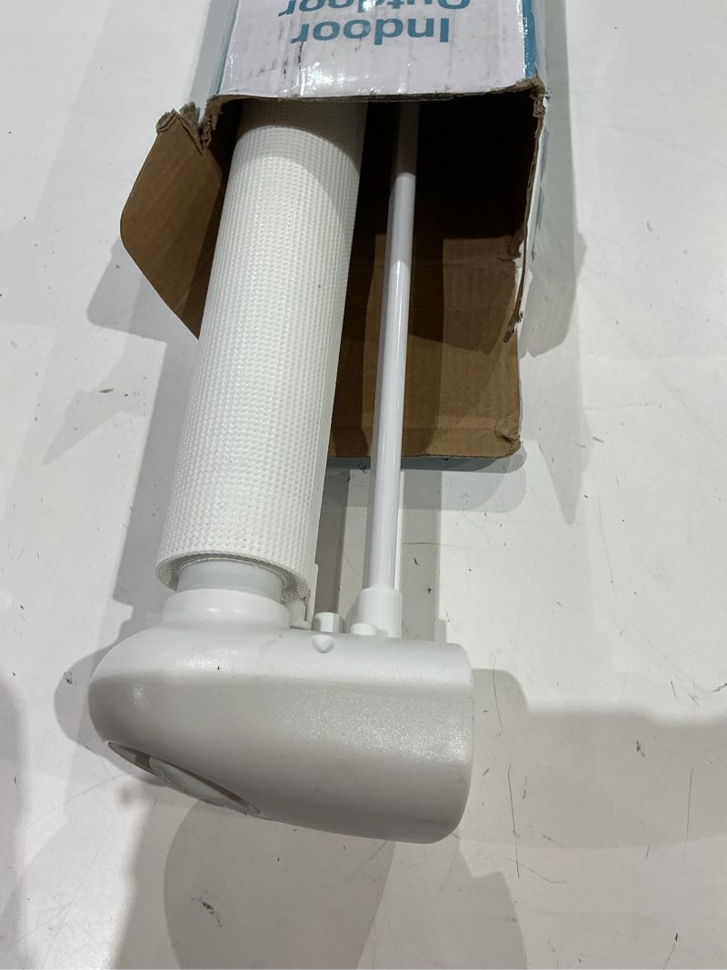 Condition photo showing As Is for probebi retractable baby & dog gate - extends to 54" wide, 34" tall - stair, doorway & hallway use