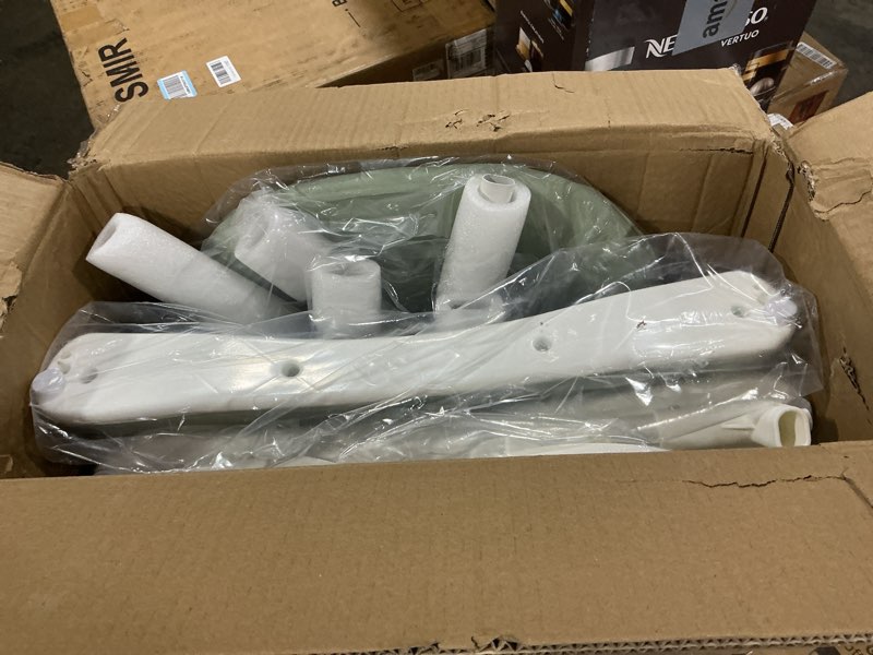 Condition photo showing Good Condition for 3-in-1 baby high chair with soothing rocker | convertible baby high chair for babies and toddlers | brake wheels, easy clean, space saving | adjustable, removable tray (green)