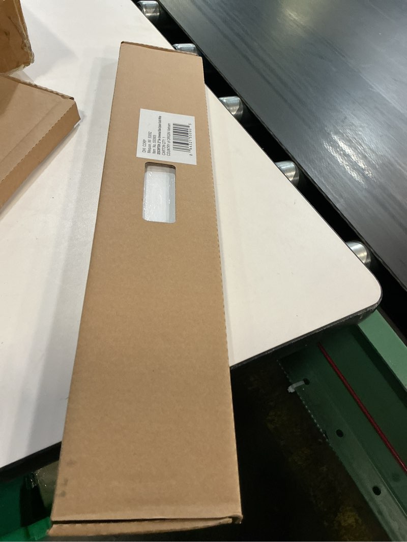 Condition photo showing New/Like New for design house 550905 universal cultured marble side splash 21.5 inch, solid white