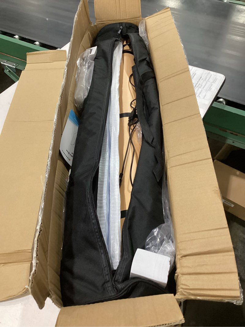 Condition photo showing New/Like New for duclus light box photography 39×39 inch, 210 led large photo light box with 3 stepless dimming light panels & 4 matte pp backdrops, professional photo background shooting tent for product photography
