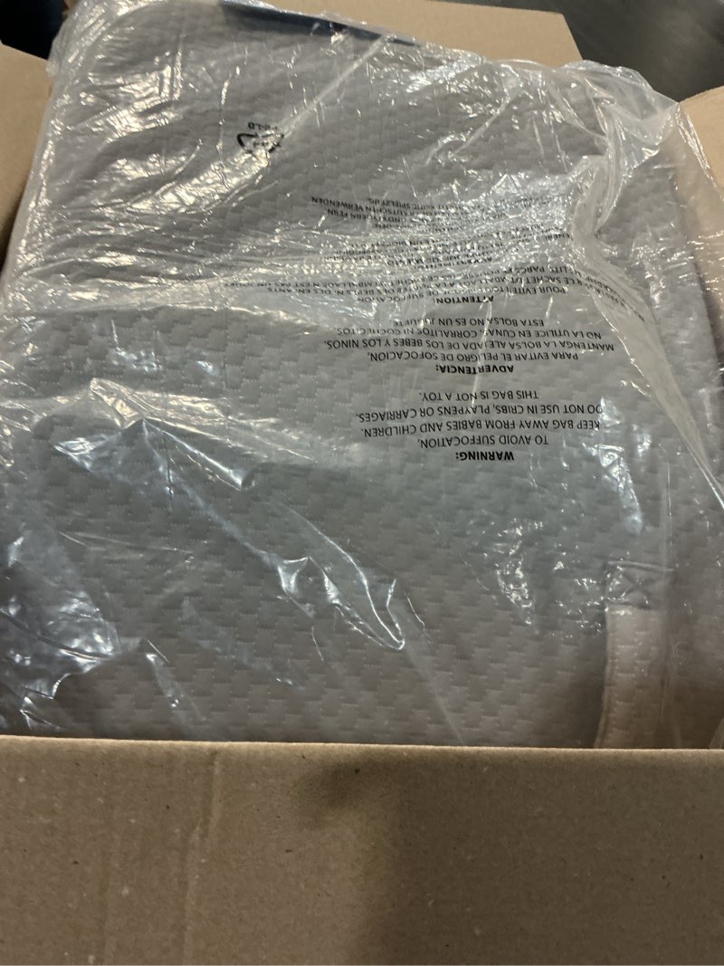 Condition photo showing New/Like New for bieezzk leg pillow elevation blood circulation, leg elevating pillows for after surgery, sleeping, memory foam wedge pillow for legs swelling, foot knee pillow for back pain, 23.6×16.8×8in, grey grey 23.6*16.8*8 inch
