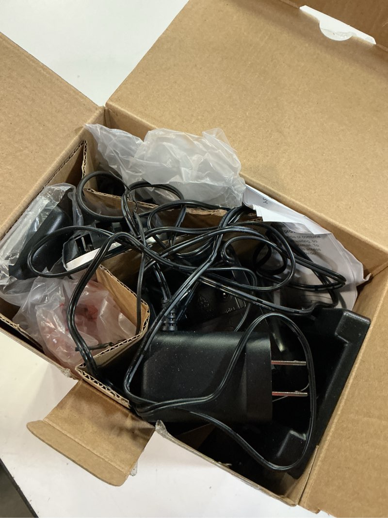 Condition photo showing As Is for vtech cs6919-2 dect 6.0 cordless phone with caller id and handset speakerphone, 2 handsets, silver/black