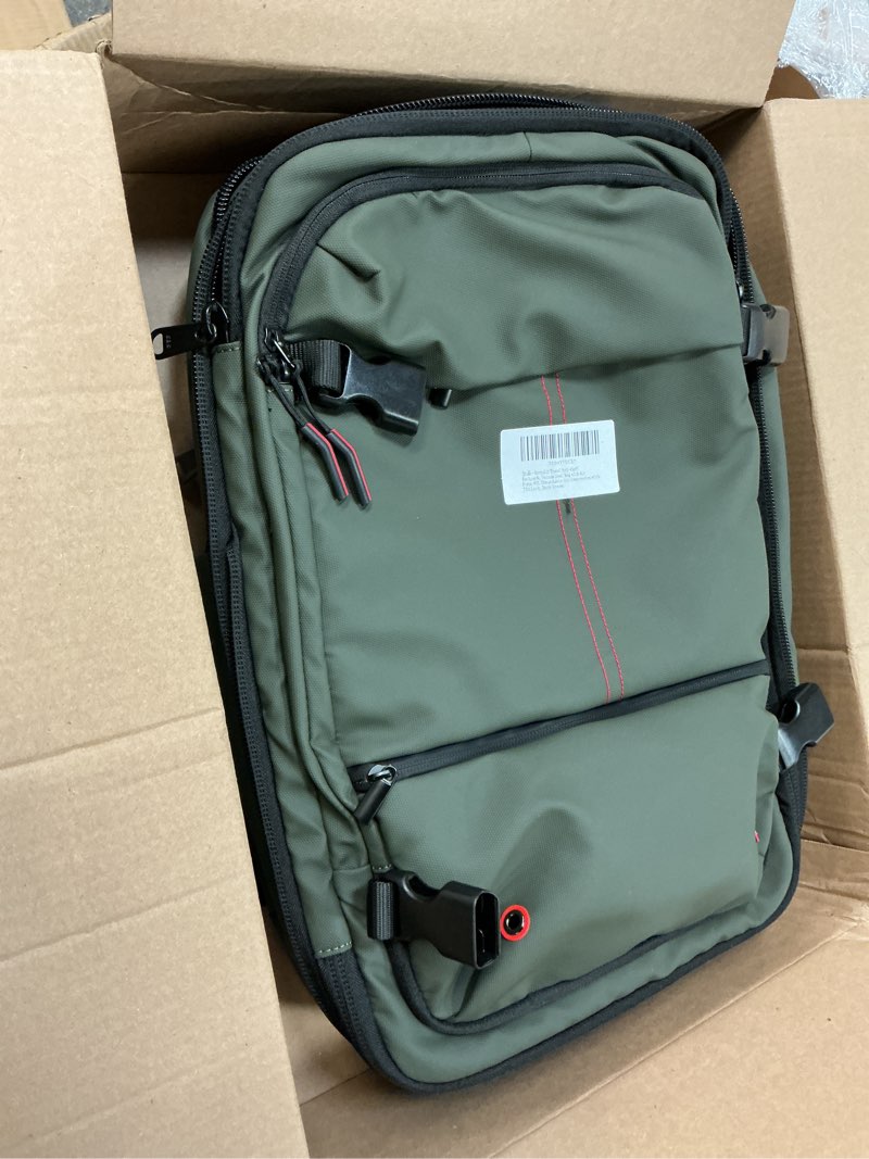 Condition photo showing Good Condition for travel vacuum backpack,60l expandable compression,tsa lock,with air pump set,fits 17" laptop for business&trip,dark green