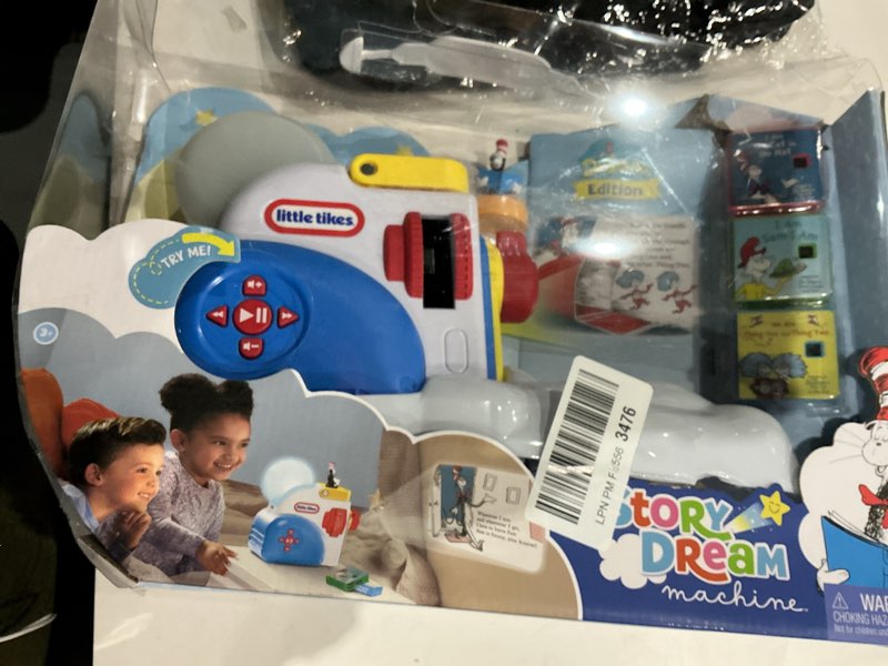 Condition photo showing Good Condition for Little Tikes Story Dream Machine Dr. Seuss Starter Pack, Storytime, Books, Audio Play Character, Gift and Toy for Toddlers and Kids Girls Boys Ages 3+ Years