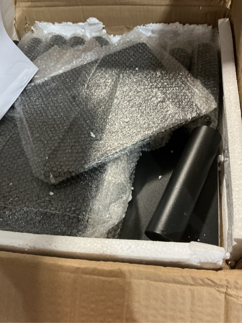 Condition photo showing New/Like New for Nidouillet 9-Tier Metal Spine Bookshelf, Adjustable Vertical Tower for Books, Tall & Narrow Ladder Bookcase, Space-Saving Multipurpose Corner Storage Shelf, Display Stand, Tool-Free Assembly, Black Black 9 Tier