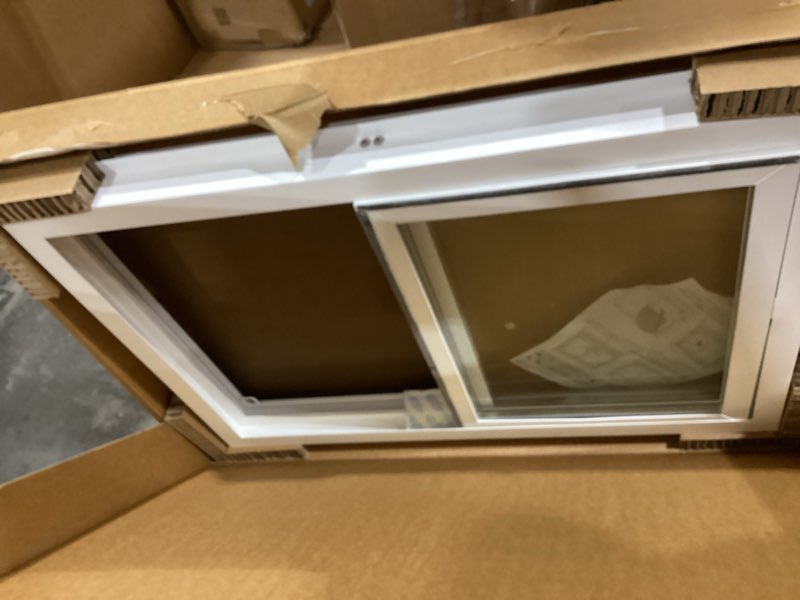 Condition photo showing Good Condition for vbsi3222pr vinyl basement slider window, 32" x 22", white 32x22 inch window