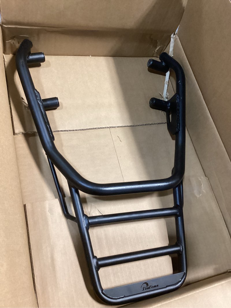 Condition photo showing As Is for compatible with honda cb 1100 cb1100 cb1100ex cb1100rs 2017-2021 motorcycle rear carrier luggage rack cargo holder bracket saddlebag support motorcycle bracket accessories(black,cb1100rs) cb1100rs black