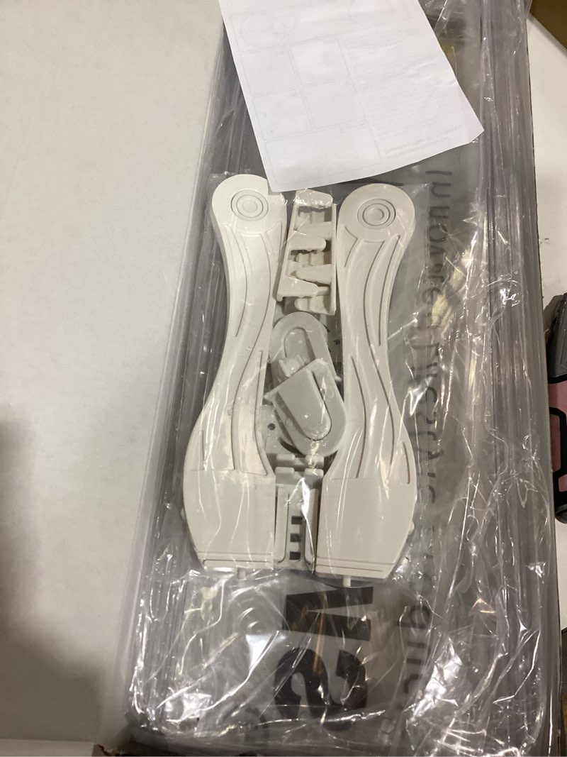 Condition photo showing As Is for witforms premium plus - adjustable ac air deflector - 360° rotatable - extends 24" to 43" length - fits most standard split air conditioners - transparent design - measure before purchase