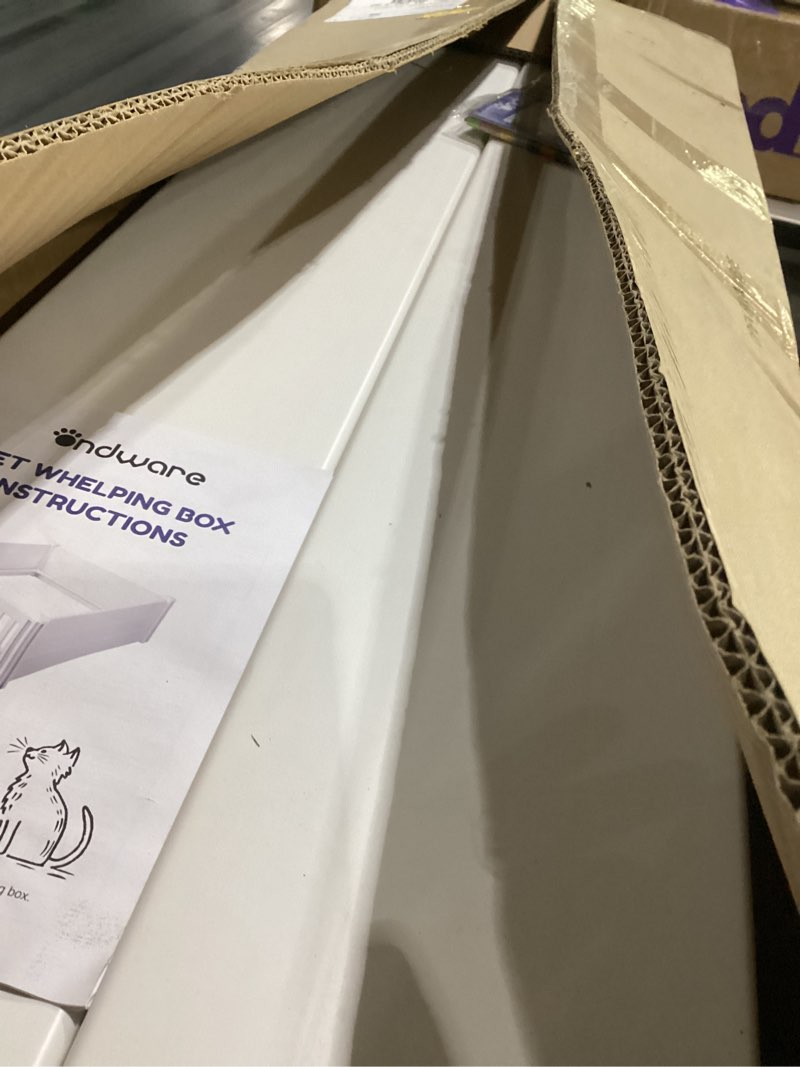 Condition photo showing As Is for pet whelping box