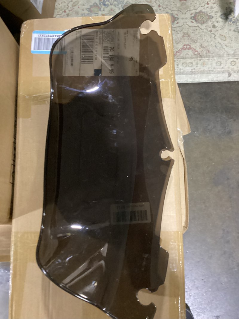 Condition photo showing As Is for wynmoto black 9\" wave windshield windscreen wind splitter compatible for 2014-2023 harley davidson touring street glide/electra glide/ultra limited/tri glide flht flhx flhxs flhtk 14-23