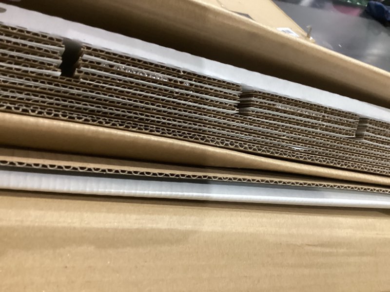 Condition photo showing As Is for adiroffice 25" corrugated cardboard blueprint 16 sheet file blueprint vertical storage cabinet