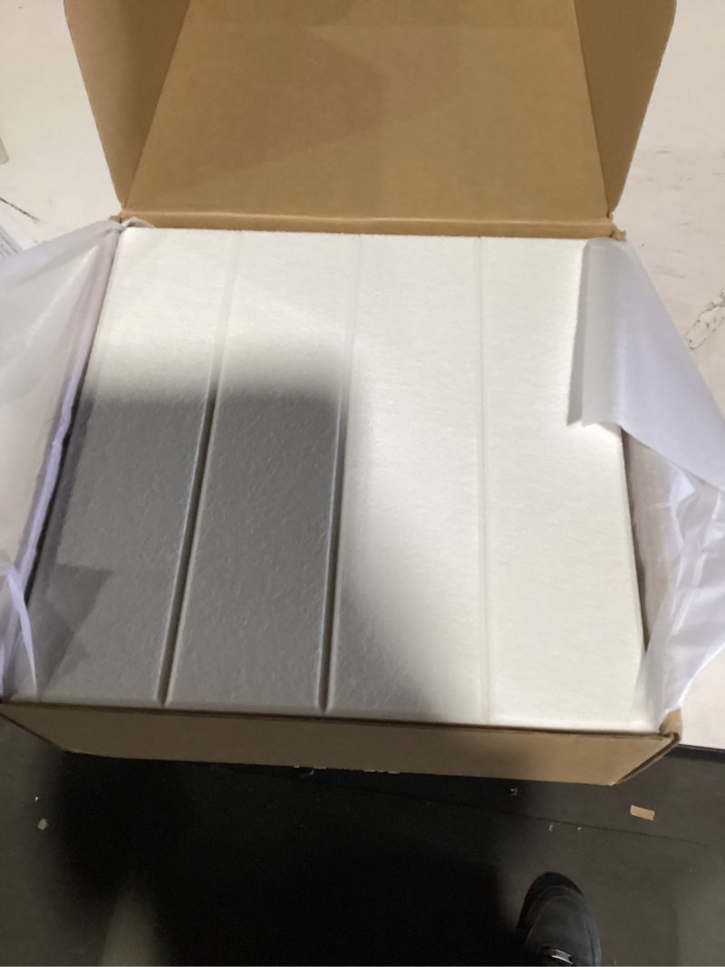 Condition photo showing Good Condition for White Felt Bulletin Board Tiles | Modern Cork Board Alternative | Large Cork Boards for Walls | Aesthetic Felt Wall Panels for Office & Home Decor | Pin Board & Photo Board (12-Pack) | White Warm White 12 Panels
