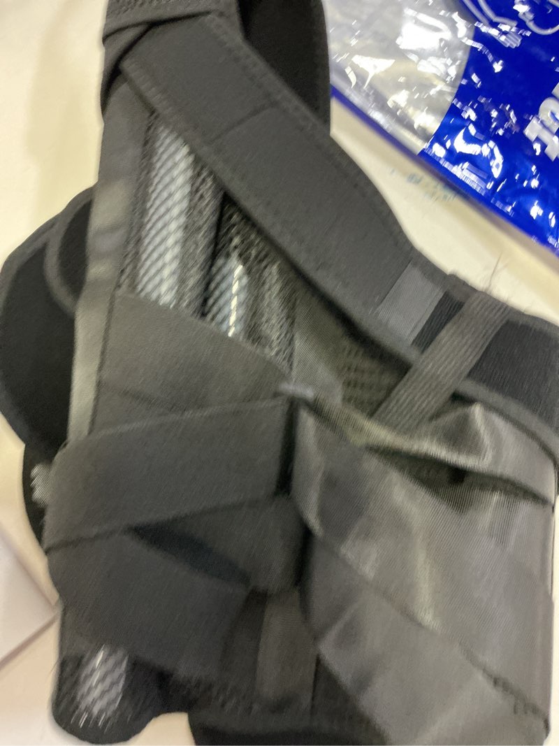 Condition photo showing Good Condition for Posture Corrector for Women & Men, Back Brace Advanced Full Back Support for Upper & Lower Back Pain Relief, Spine, Neck, and Hump, X-Style Medical-Grade Lumbar Support System with Adjustable Shoulder Straightener and Breathable Design for Long Sitting and Exercise Black Medium (Waist 35"-39")