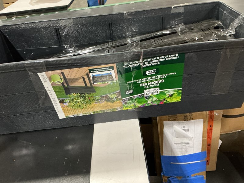 Condition photo showing Good Condition for (similar) keter splendor 31.7 gallon raised garden bed with self watering planter box and drainage plug-perfect for growing fresh vegetables, flowers and herbs, brown