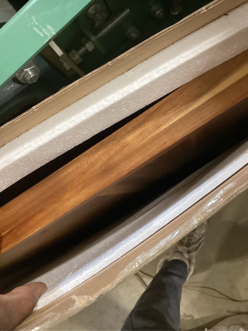 Condition photo showing Good Condition for gashell noodle board stove cover with handles for electric, gas stove top (acacia wood) natutal acacia