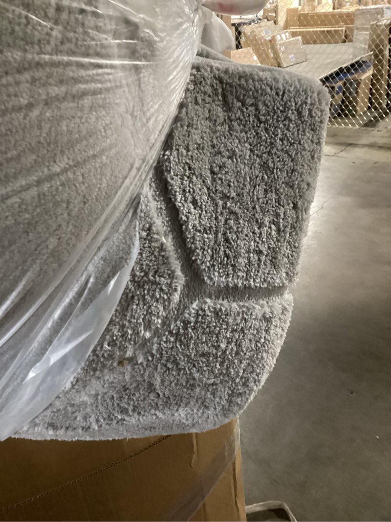 Condition photo showing Good Condition for SIMILAR TO STOCK PHOTO… Soft Area Rugs for Livingroom Bedroom, Shaggy Plush Fuzzy Fluffy Carpet Furry Fur Rug, Modern Indoor Comfy Nursery Kids Dorm Home Decor Floor Mat, 5 x 8 ft, Charcoal 5' x 8' (Rectangular) Charcoal