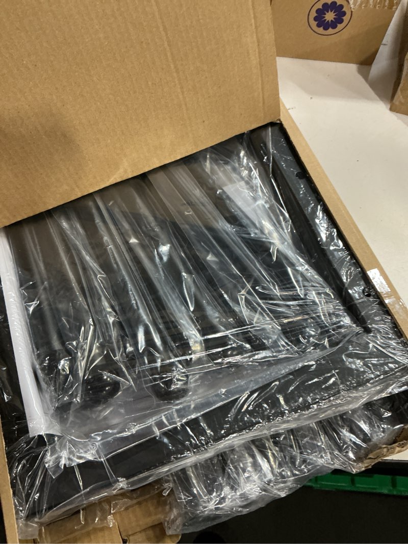 Condition photo showing Good Condition for Housen Solutions 10 Pairs Boot Rack Organizer for Tall Boots, Large Capacity Metal Free Standing Shoe Racks, Black Cowboy Boot Holder Stand for Closet, Garage 10 Pairs-9.8"D x 40"W x 17"H