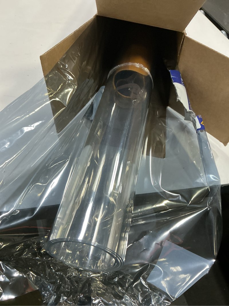 Condition photo showing Good Condition for Clear Table Protector 23.6 x 55 Inch, 1.5mm Thick Plastic Table Cover, Waterproof PVC Clear Table Cover Protector, Desk Protector Mat, Writing Desk Pad for Desktop, Coffee & Dining Room Table 23.6" x 55" (Rectangular) Crystal Clear