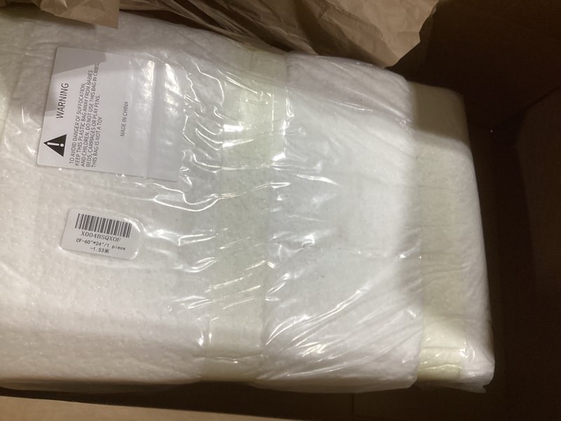 Condition photo showing Good Condition for High-Temperature 2400F Ceramic Fiber Insulation Blanket 60"×24"×0.8"(Thick) - Fireproof & Heat Resistant for Dishwashers, Wood Stoves, Kilns, Forges, Furnaces, Fireplaces, Foundries, Pizza Ovens 60"*24"/1 piece